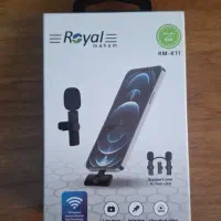 میکروفون یقه‌ای بی‌سیم Royale RM-K11 نو با گارانتی