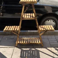 استند گل چوبی