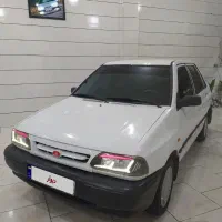 پراید سفید خونگی درجه یک شاسی سالم
