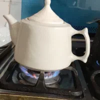 قوری مجلسی سرامیکی روی شعله مستقیم