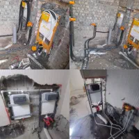 تاسیسات لوله کش اب فاضلاب نصاب پمپ و منبع