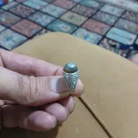 انگشر نقره سنگ بابا قوری اصل