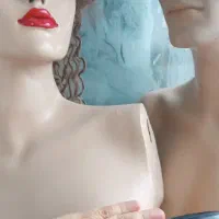 با سلام مانکن مردانه و زنانه دو عدد ۲متن
