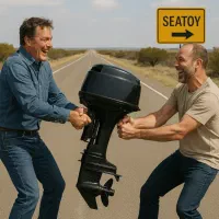 موتور قایق سالم و خراب نو یا کارکرده