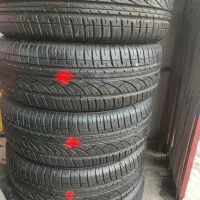 ۴ حلقه 205/50/17 زیر صفری در حد نو 95درصد آج