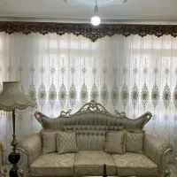 پرده قابی و زیرپرده با کتیبه لوکس نو