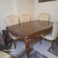 میز غذا خوری ۶ نفره در حد نو