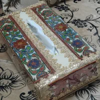 سطل و جای دستمال کاغذی پته