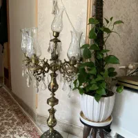 آباژور برنز و ساعت دیواری