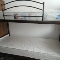 تخت دو طبقه با تشک رویال