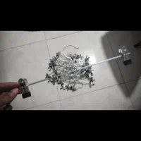 چوب لباسی فلزی دو گیره