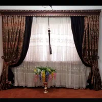 پرده ۲متر ارتفاع عرض ۲/۵ متر