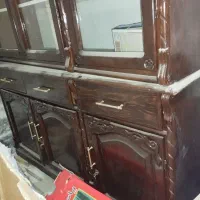 کمد ویترین چوب راش