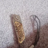 چاقو ضامن دار دسته استخونی