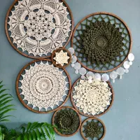 دیوارکوب ماندالا بافی