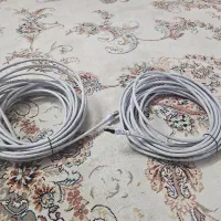دو عدد کابل شبکه ۱۰ متری در حد نو