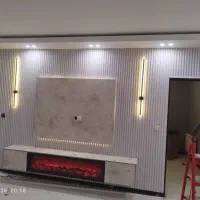 شومینه برقی دکوراتیو فریم باریک