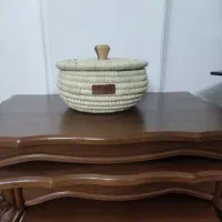 سبدحصیری درب دار