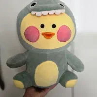 عروسک جوجه با لباس دایناسور
