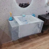 تولید کننده روشویی سرامیکی و کابین PVC