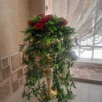 گلدان پر گل در حد نو