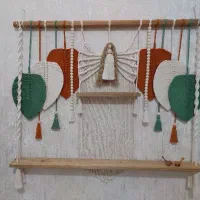دیوارکوب مکرومه