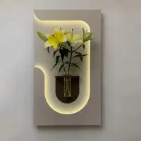 تابلو گلدان سه بعدی مدل روناک