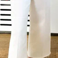 شلوار وایدلگ سفید