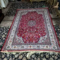 فرش 42خانه پشم و52خانه کرک چهارلا چله ابریشم