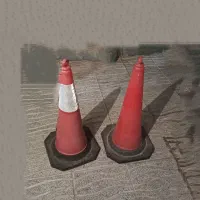 مخروط ترافیکی  مانع
