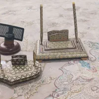 ست اداری قلمدان خاتم کاری