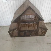 قفس چوبی دست ساز سالم