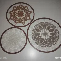 ماندلا دست بافت نخ درجه یک کتان