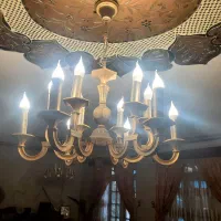 لوستر برنزی کلاسیک و سنگین