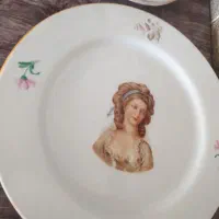 دیس شیرینی  و ۶ تا پیش دستی خیلی قدیمی چبنی