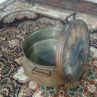 دیگ مسی قدیمی سالم