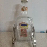 جا روغنی شیشه ای پایه دار استیل