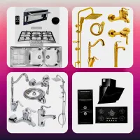 شیرآلات گازتوکار رومیزی هود سینک باکسی اخوان Y4320