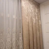 پرده وطوری پذیرایی حریر ترک