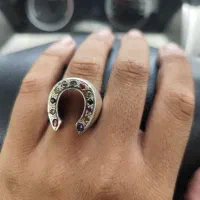 انگشتر ۱۲جواهر نعل