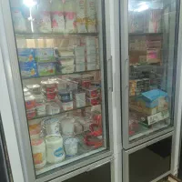 یخچال دو درب ویترینی