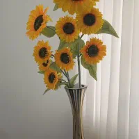 گل ب همراه گلدان