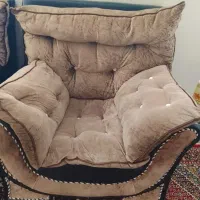 مبل هفت نفره با میز و عسلی