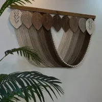 مکرومه آینه شلف صندل کیف لوستر بومریس پرده جاکلیدی