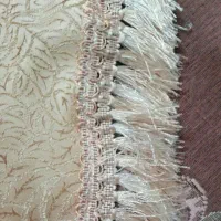 پرده و رومیزی و ریشه پرده نو