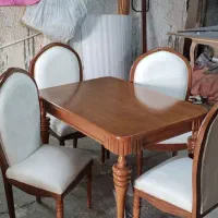 میز نهار خوری چهار نفره مدل کلاسیک