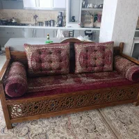 تشک سنتی یزدی ترمه  بوته جقعه زرشکی