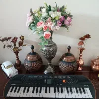 ارگ کاسیو مدل sa76 درحد نو با جعبه و اداپتور