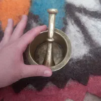 هاونگ قدیمی برنجی کوچک