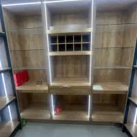 مغازه +دکور mdf با نورپردازی و مغازه